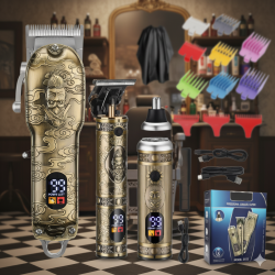 Set barbero profesional estilo Vintage