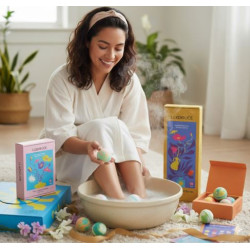 Bombas de burbujas aromáticas para baño y pies