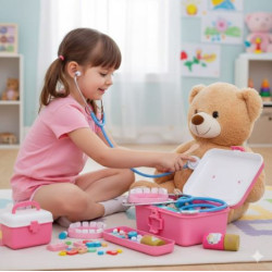 Kit educativo de simulación de médico para niños