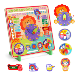 Calendario de aprendizaje Montessori