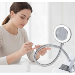 Lámpara LED con lupa 8X