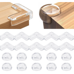 4 Protectores de esquina de silicona