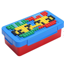 Lunch box bento bloques de construcción