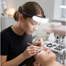 Lámpara de cabeza recargable 1800 lumenes