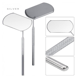 Espejo con aumento para pestañas mango largo