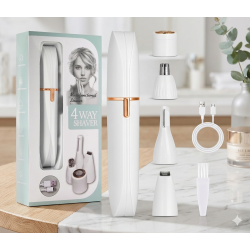 Depiladora facial Eléctrica para dama 4 en 1