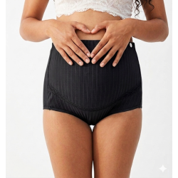 Pantie de algodón de maternidad, cintura alta