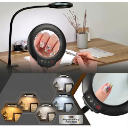 Lámpara Luz LED con Lupa 10 X