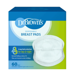 60 Almohadillas para lactancia materna Dr. Brown