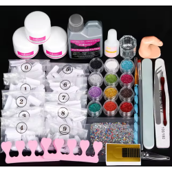 Set profesional de uñas acrílicas 45 unidades