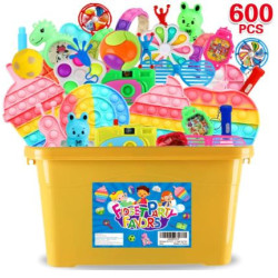 Caja con 600 Juguetes sensoriales para niños